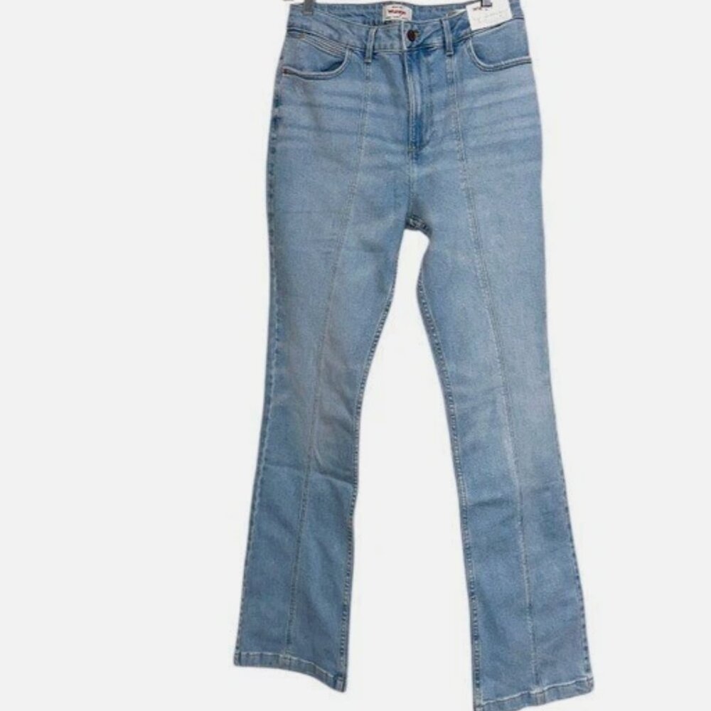 NWT Wrangler Seamed Flare Boot Cut High Rise Bold Boot Jean 12/31 X 32 - Picture 5 of 7
